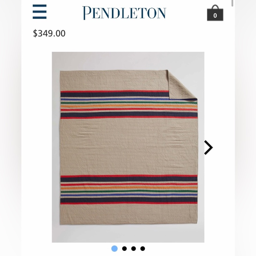 Brand new Pendleton Yellowstone Park Quilt Set